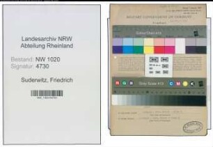 Entnazifizierung Friedrich Suderwitz , geb. 12.08.1892 (Arbeiter)