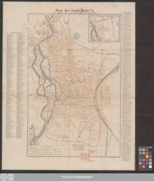 Plan der Stadt Halle a/S