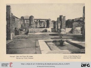 Pompei - Casa del Fauno Danzante - Maison du Faune Danzant - House of the Dancing Faun - Haus des Tanzenden Fauns