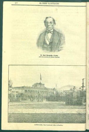 [Retrato de] D. José Bernardo Alcedo. : Autor de la música del himno nacional.