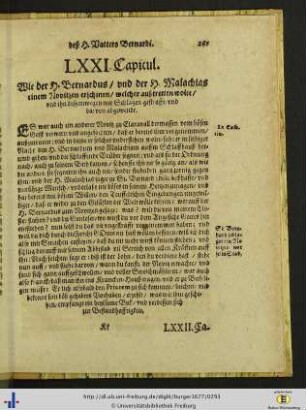 Cap. LXXI - LXXIV.