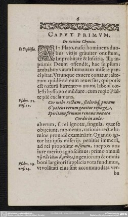 Caput Primum. De nomine Chymiae