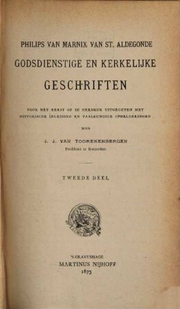 Godsdienstige en kerkelijke geschriften, 2