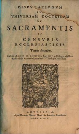 Commentaria in universam doctrinam Divi Thomae, 2
