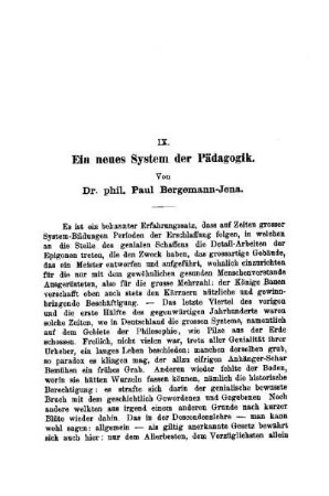 Ein neues System der Pädagogik