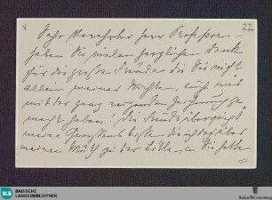 Brief von Ludwig Knaus und Sofie Knaus an Friedrich Kallmorgen - K 2724, 1