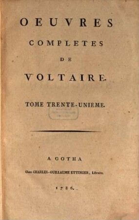 Oeuvres completes de Voltaire, 31. Philosophie De Newton