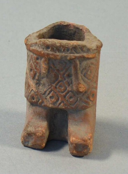 Lower part of a clay figure