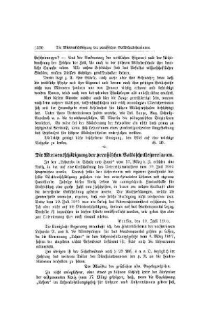 Die Mietsentschädigung der preußischen Volksschullehrerinnen