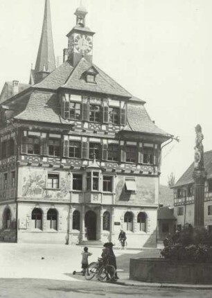 Schweiz. Stein am Rhein. Bodenseegebiet, Rathaus : Schweiz. Stein am Rhein. Bodenseegebiet. Rathaus (1542)