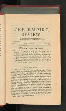 Vol. V. February 1903. No. 25.