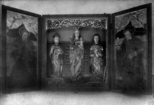 Spätgotischer Schnitzaltar in der Steinbacher Kirche : stammt aus der 1706 abgebrochenen St. Thomaskapelle