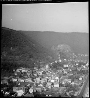 Brohl (Landkreis Ahrweiler, Gemeinde Bad Breisig) , Ortslage mit Rheinhöhen von Südosten