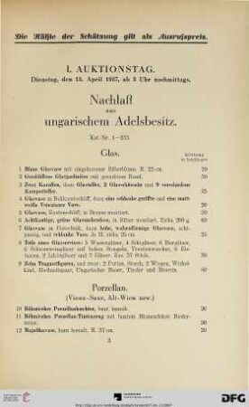 Porzellan (Nr. 10-50)