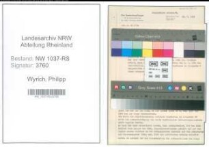Entnazifizierung Philipp Wyrich , geb. 27.12.1901 (Lehrer)