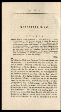 Siebentes Buch