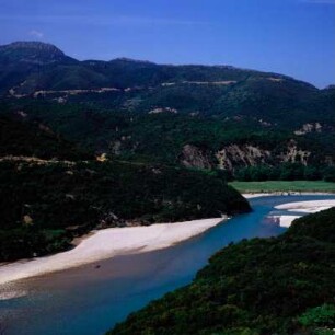 Evinos-Flusstal am Arákynthos bei Mesolongion