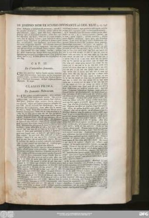 Cap. II. De Variantibus sententiis.