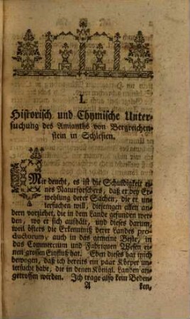 D. Johann Gottlob Lehmanns Königl. Preußl. Bergraths, Mitglieds der Königlichen Akademie der Wissenschaften ... physikalisch-chymische Schriften : als eine Fortsetzung der Probier-Kunst