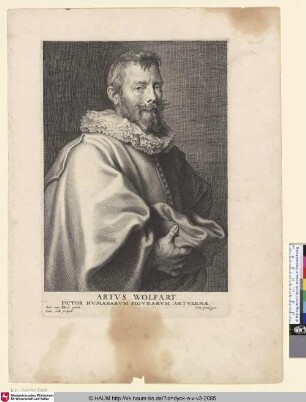 Artus Wolfaert [Porträt des Malers Artus Wolfaerts; Artus Wolfaert; Portret van de schilder Artus Wolfaerts]