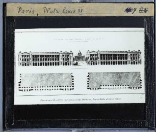Paris, Place de la Concorde : Ansicht, Grundriss