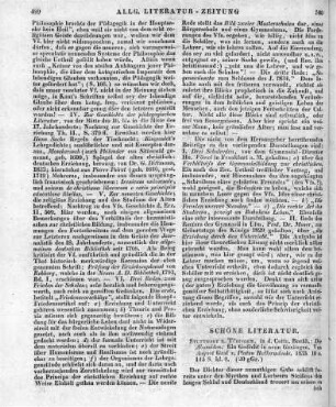Platen, A.: Die Abassiden. Ein Gedicht in neun Gesängen. Stuttgart, Tübingen: Cotta 1835