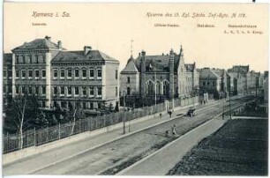 Kamenz. Kaserne d. 3. Bat. 13. K.S. Inf.-Regt. No. 178