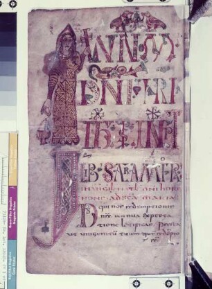 Sakramentar von Gellone — Initialseite, Folio 1verso