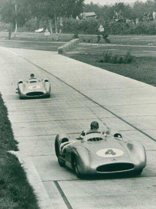 AVUS. Autorennen 1954. Sieger Karl Kling