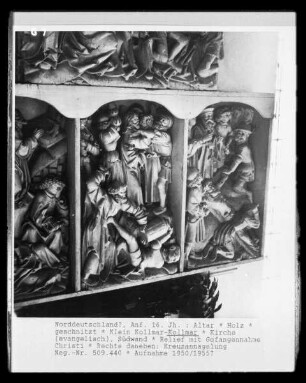 Relief mit Gefangennahme Christi