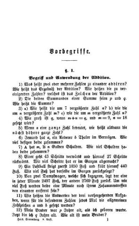 Vorbegriffe.