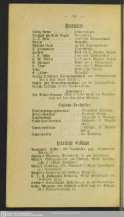 Denkmäler