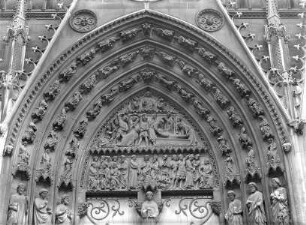 Südportal, Stephanusportal — Tympanon