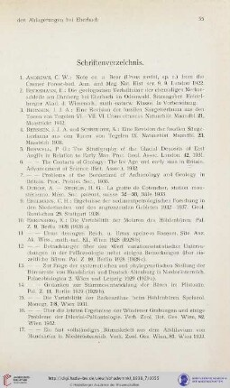 Schriftenverzeichnis