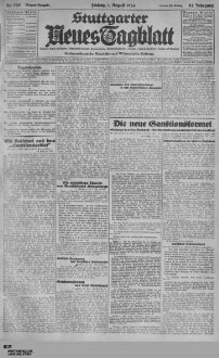 Stuttgarter neues Tagblatt : südwestdeutsche Handels- und Wirtschafts-Zeitung