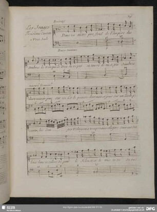 3.e Cantate: Les Songes