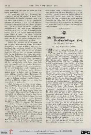 7: Die Münchener Kunstausstellungen 1902, Schluss [3]