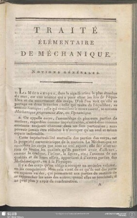 Notions Générales