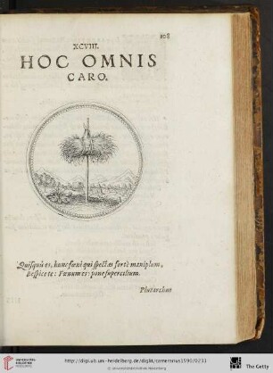 XCVIII. Hoc omnis caro