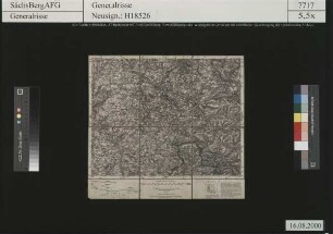 Karte des Deutschen Reiches, Plauen Süd und Umgebung