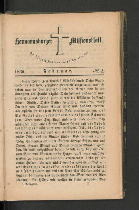 No. 2. Februar. 1860.