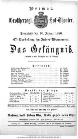 Das Gefängniß
