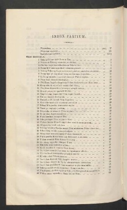 Index partium
