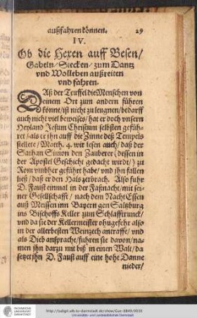 Ob die Hexen auffahren können.