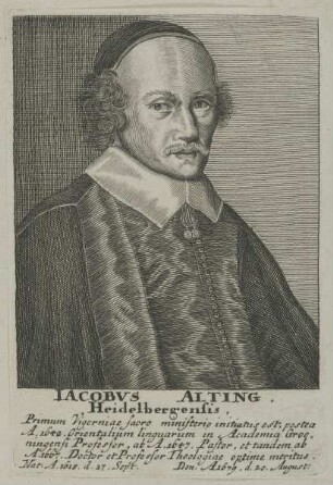 Bildnis des Iacobus Alting