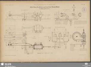 Tafel IX. A. Quillacq. Société de constructions d'Anzin (Nord). Ventildampfmaschine