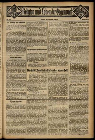 Dritte Ausgabe vom Sonntag, den 06. September 1931.