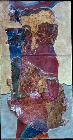 Rhytonträger (Fragment), lebensgroß, Knossos