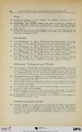 Terrakotta (Nr. 231-234)