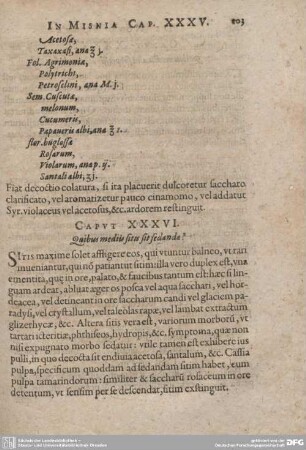Caput XXXVI. Quibus mediis situs sit sedanda?